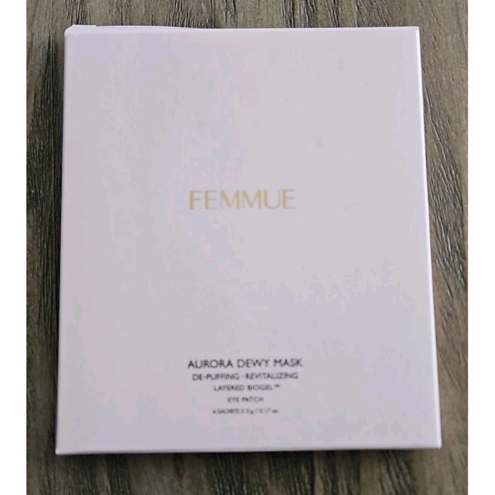 Femmue Aurora Dewy Mask De Puffing Eye Patch 4 Pk Revitalization Free Ship!